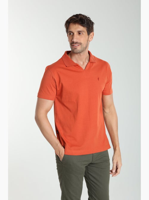 Gentleman Farmer - Polo manches courtes en coton PAT - Kiabi