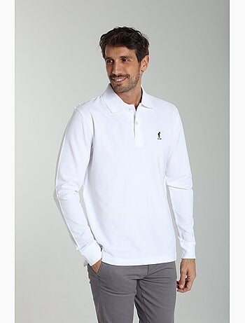 Gentleman Farmer - Polo manches longues en coton PERY