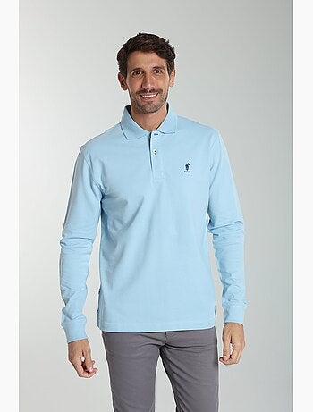 Gentleman Farmer - Polo manches longues en coton PERY