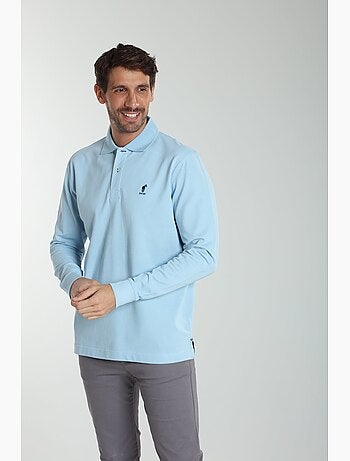 Gentleman Farmer - Polo manches longues en coton PERY