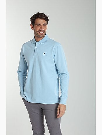 Gentleman Farmer - Polo manches longues en coton PERY