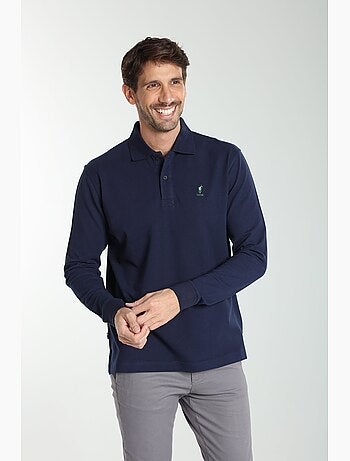 Gentleman Farmer - Polo manches longues en coton PERY