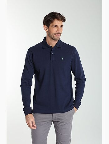 Gentleman Farmer - Polo manches longues en coton PERY
