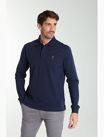 Gentleman Farmer - Polo manches longues en coton PERY
