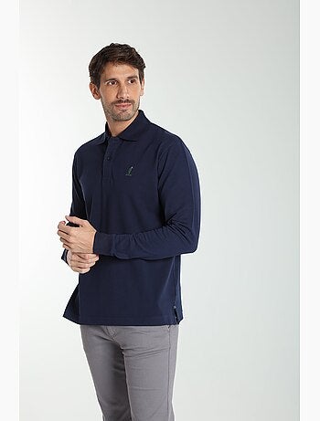 Gentleman Farmer - Polo manches longues en coton PERY