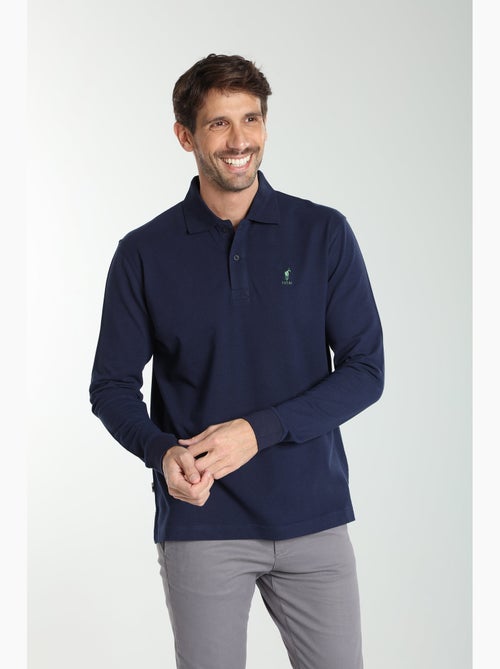 Gentleman Farmer - Polo manches longues en coton PERY - Kiabi