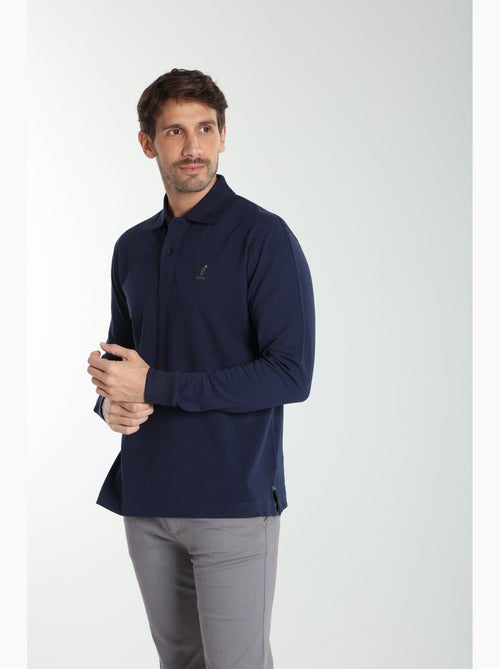 Gentleman Farmer - Polo manches longues en coton PERY - Kiabi