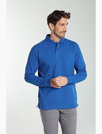 Gentleman Farmer - Polo manches longues en coton PERY