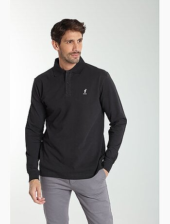 Gentleman Farmer - Polo manches longues en coton PERY