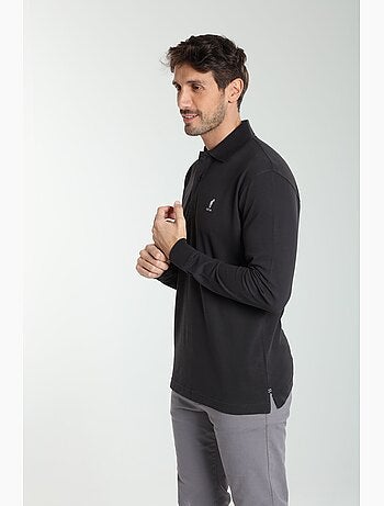 Gentleman Farmer - Polo manches longues en coton PERY