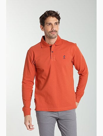 Gentleman Farmer - Polo manches longues en coton PERY
