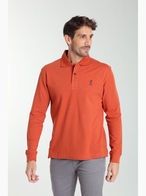 Gentleman Farmer - Polo manches longues en coton PERY - Kiabi