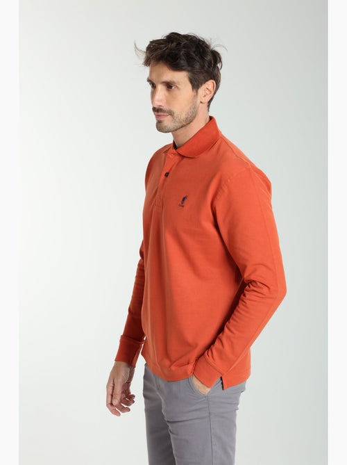 Gentleman Farmer - Polo manches longues en coton PERY - Kiabi
