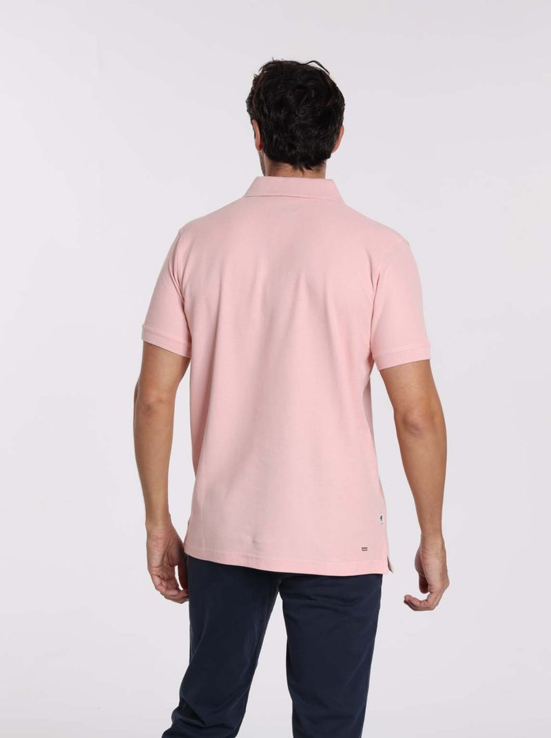Gentleman Farmer - Polos manches courtes en coton OPIO Rose - Kiabi