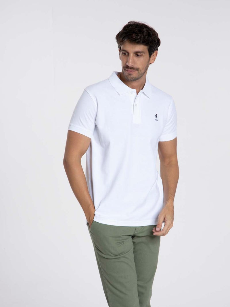 Gentleman Farmer - Polos manches courtes en coton ORLY Blanc - Kiabi