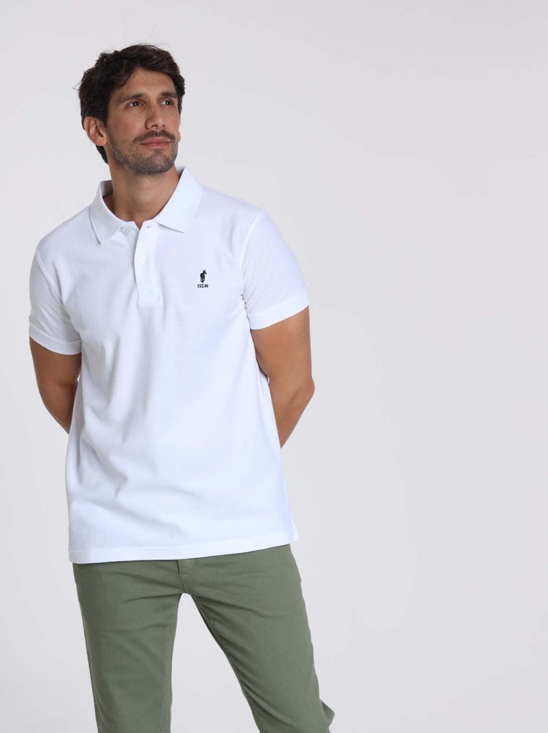 Gentleman Farmer - Polos manches courtes en coton ORLY Blanc - Kiabi