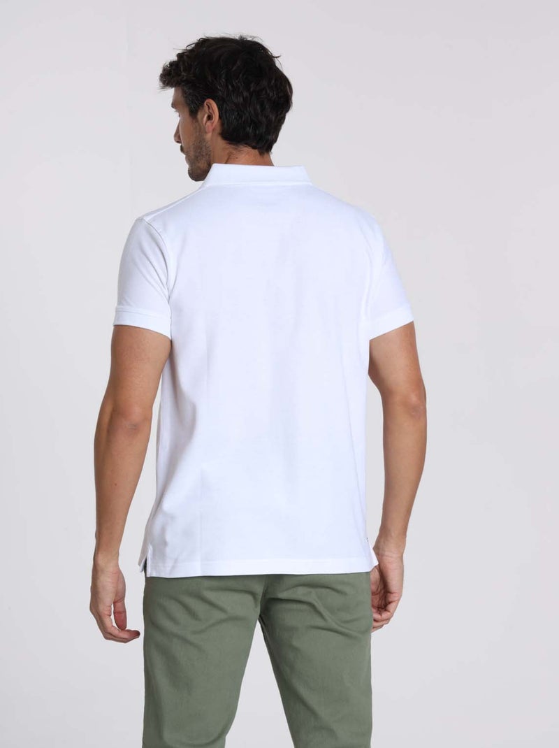 Gentleman Farmer - Polos manches courtes en coton ORLY Blanc - Kiabi