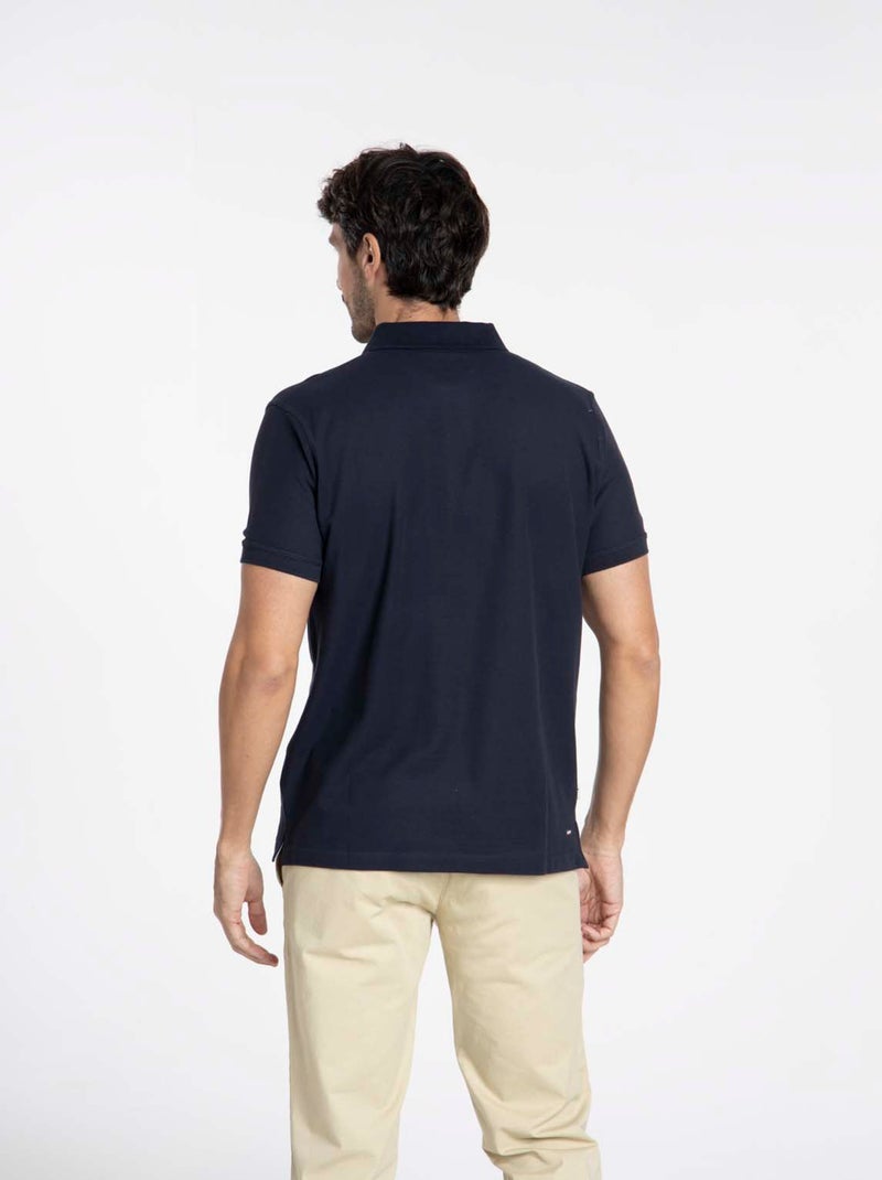 Gentleman Farmer - Polos manches courtes en coton ORLY Bleu marine - Kiabi