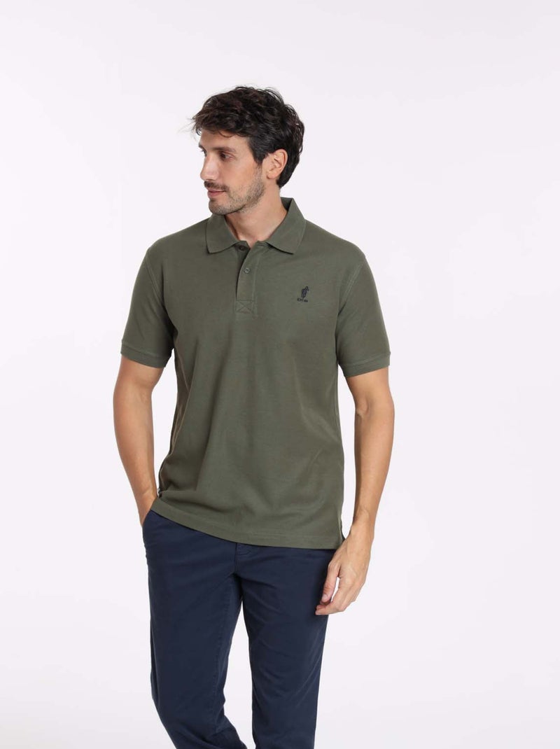 Gentleman Farmer - Polos manches courtes en coton ORLY Kaki - Kiabi