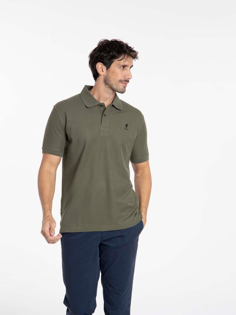 Gentleman Farmer - Polos manches courtes en coton ORLY Kaki - Kiabi