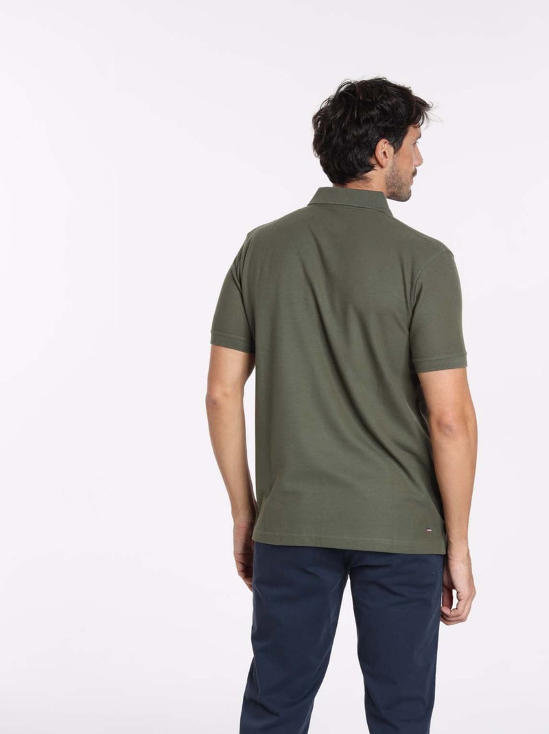 Gentleman Farmer - Polos manches courtes en coton ORLY Kaki - Kiabi