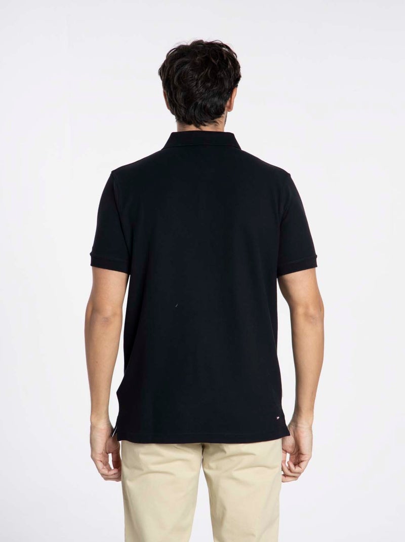 Gentleman Farmer - Polos manches courtes en coton ORLY Noir - Kiabi