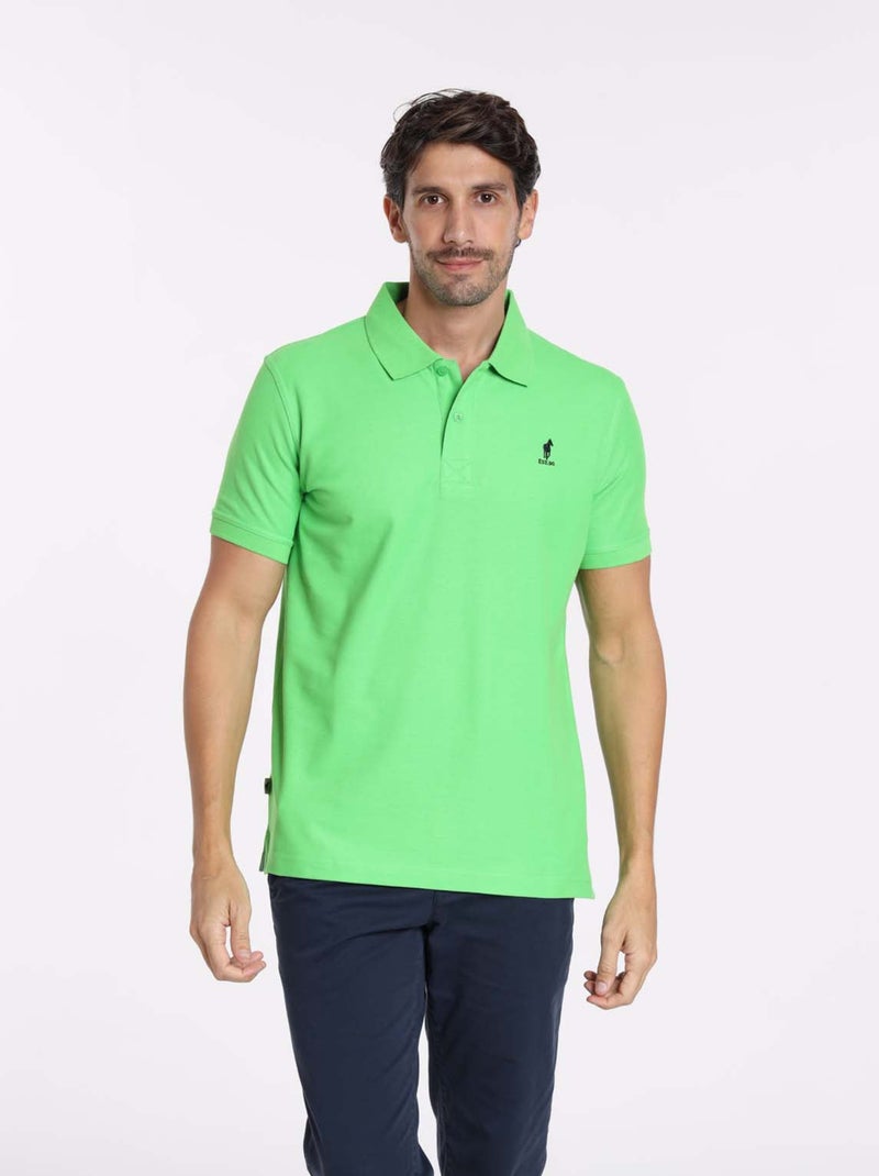 Gentleman Farmer - Polos manches courtes en coton ORLY Vert - Kiabi