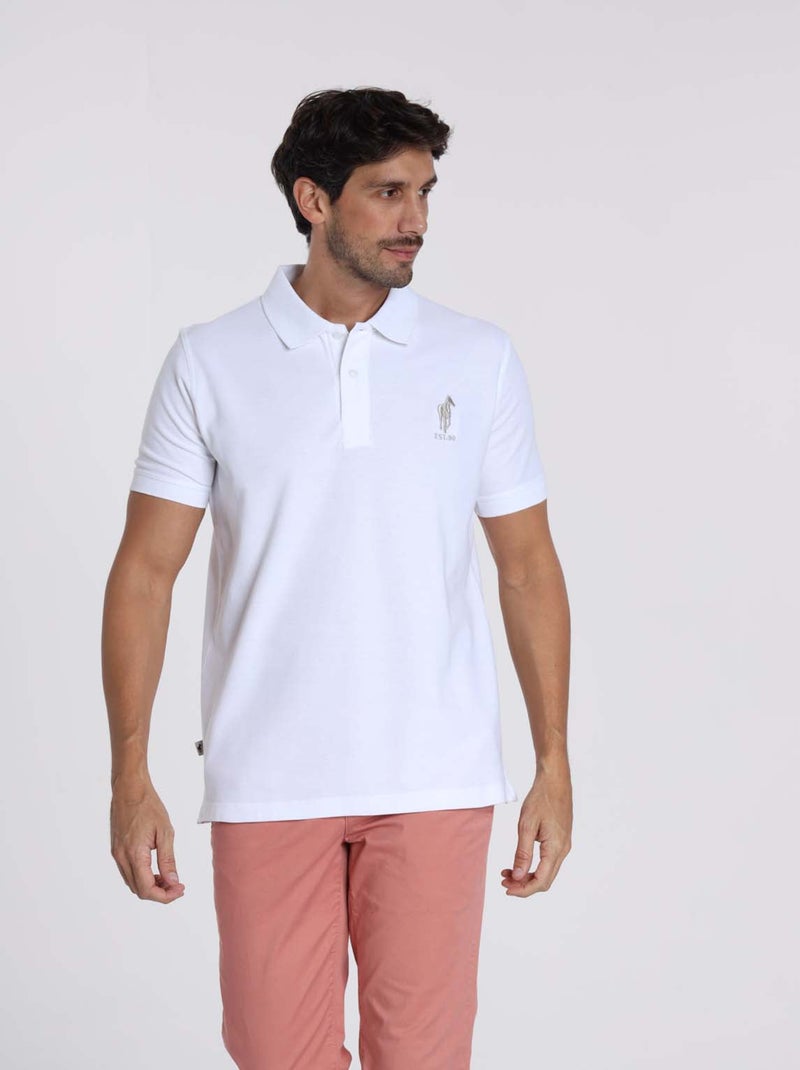 Gentleman Farmer - Polos manches courtes en coton ORSAY Blanc - Kiabi