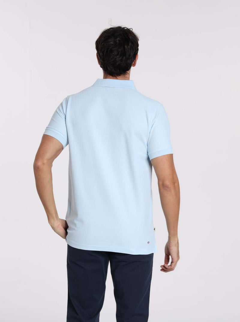 Gentleman Farmer - Polos manches courtes en coton ORSAY Bleu ciel - Kiabi