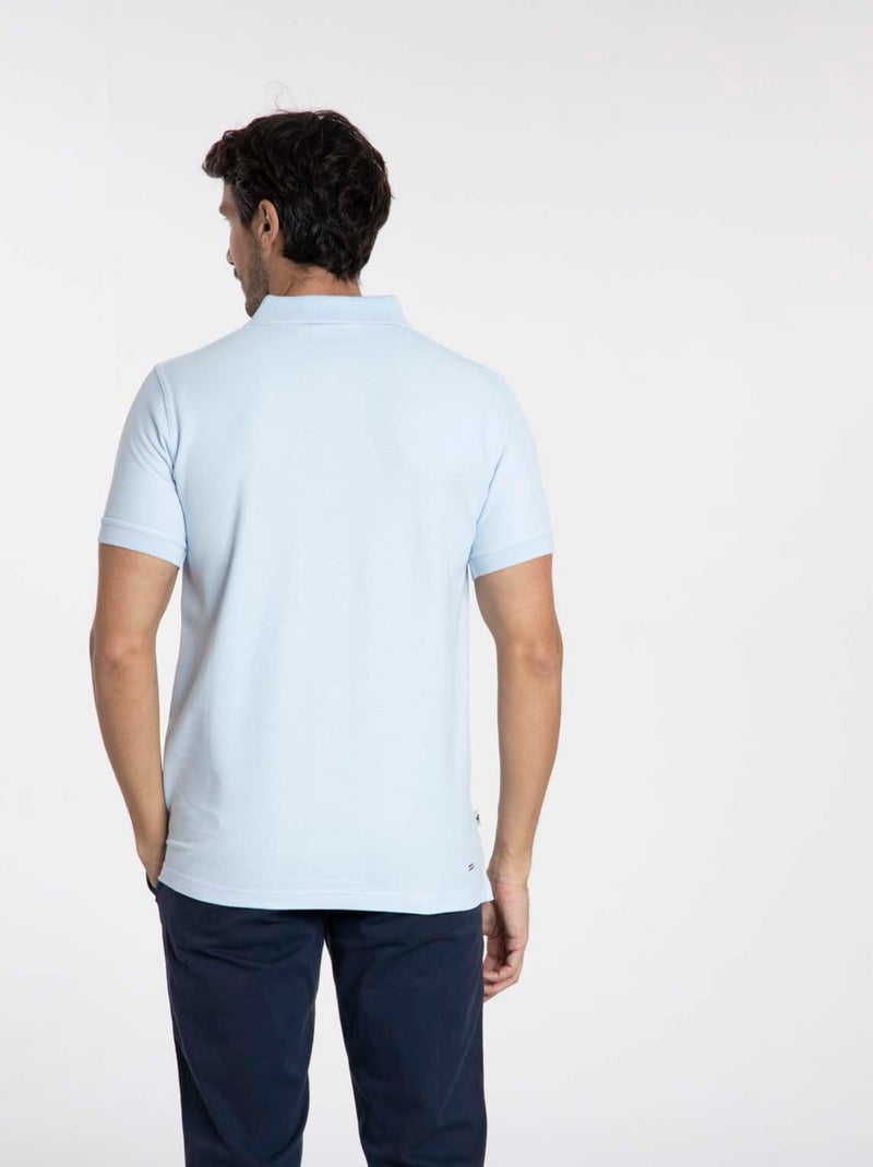 Gentleman Farmer - Polos manches courtes en coton ORSAY Bleu ciel - Kiabi