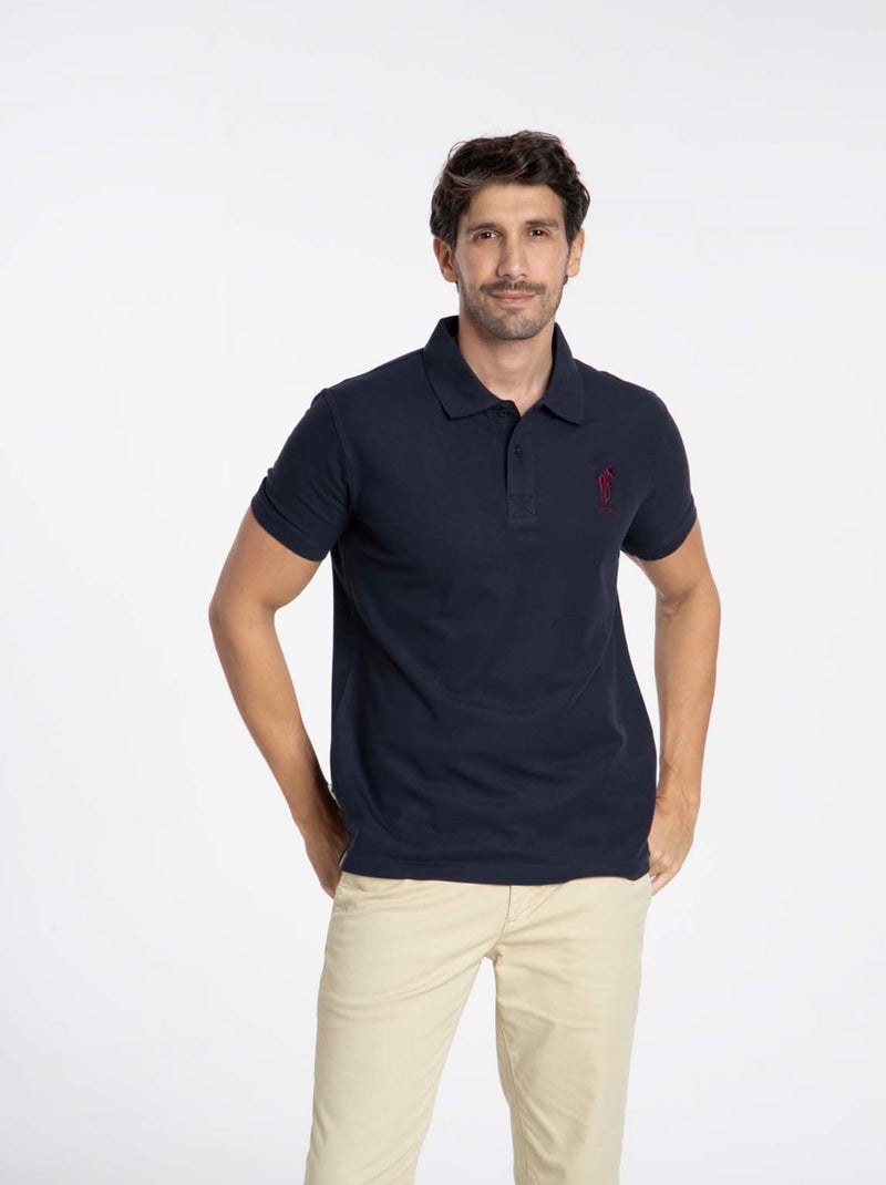 Gentleman Farmer - Polos manches courtes en coton ORSAY Bleu marine - Kiabi