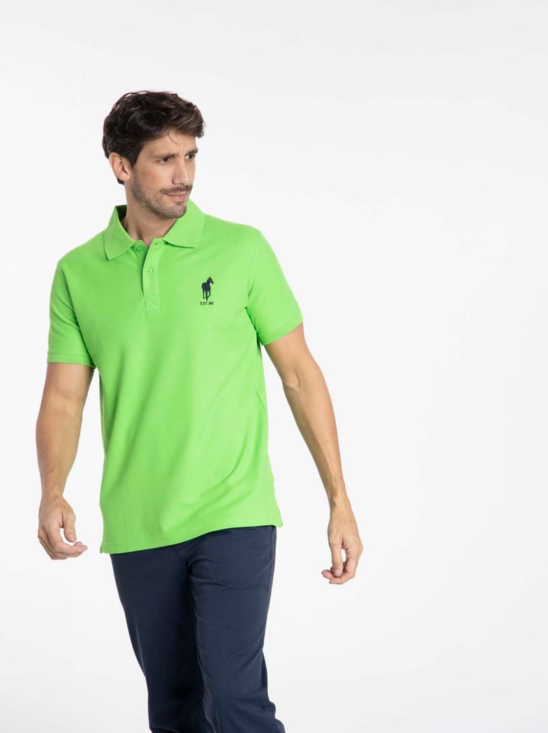 Gentleman Farmer - Polos manches courtes en coton ORSAY Vert - Kiabi