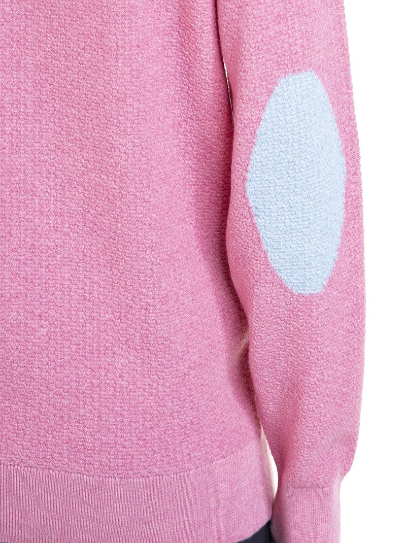 Gentleman Farmer - Pull col camioneur  en laine LYSE Rose - Kiabi