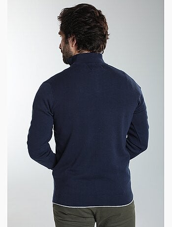 Gentleman farmer - pull col camionneur en coton maxime