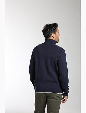 Gentleman Farmer - Pull col camionneur en coton MILANO CAMIONNEUR