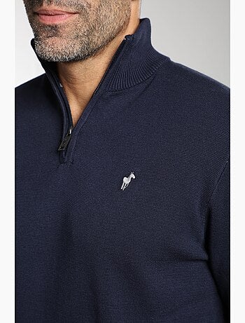 Gentleman Farmer - Pull col camionneur en coton MILANO CAMIONNEUR