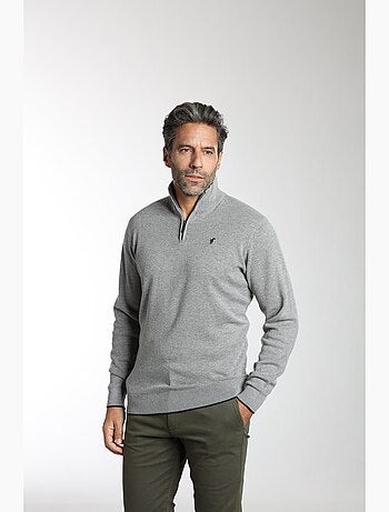 Gentleman Farmer - Pull col camionneur en coton MILANO CAMIONNEUR