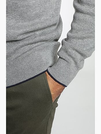 Gentleman Farmer - Pull col camionneur en coton MILANO CAMIONNEUR