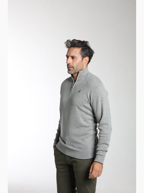 Gentleman Farmer - Pull col camionneur  en coton MILANO CAMIONNEUR - Kiabi