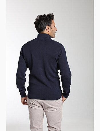 Gentleman Farmer - Pull col camionneur en coton MILANO GILET