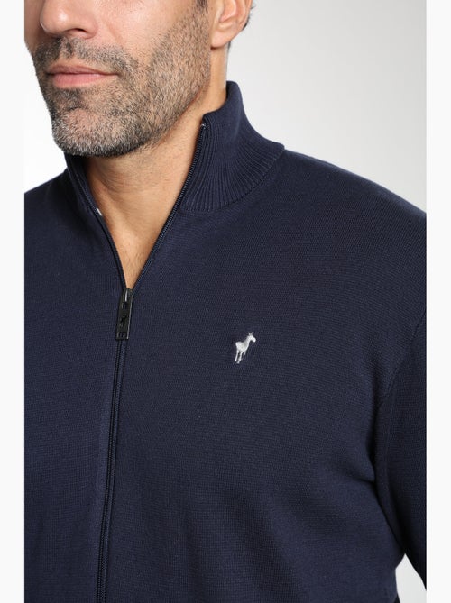 Gentleman Farmer - Pull col camionneur  en coton MILANO GILET - Kiabi