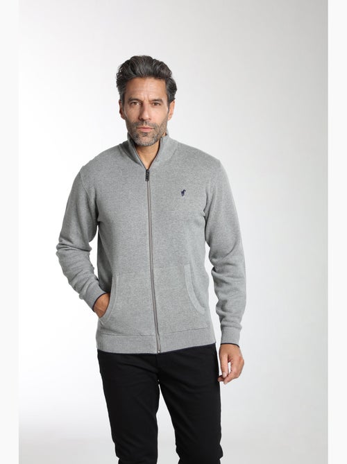 Gentleman Farmer - Pull col camionneur  en coton MILANO GILET - Kiabi