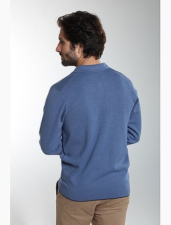 Gentleman farmer - pull col polo en coton marvin