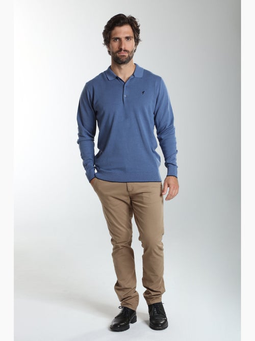 Gentleman farmer - pull col polo en coton marvin - Kiabi Gentleman farmer - pull col polo en coton marvin - Kiabi