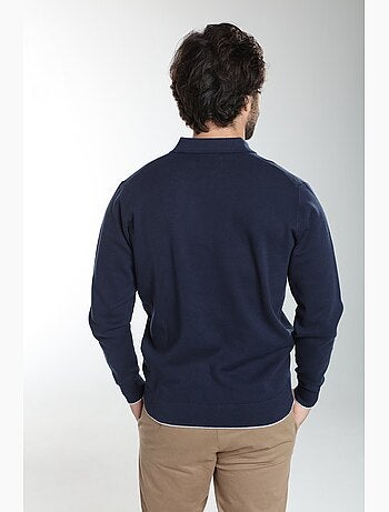 Gentleman farmer - pull col polo en coton marvin