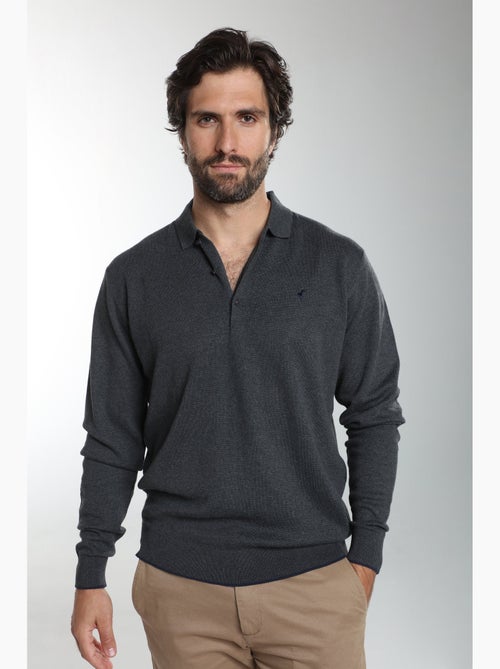 Gentleman farmer - pull col polo en coton marvin - Kiabi Gentleman farmer - pull col polo en coton marvin - Kiabi