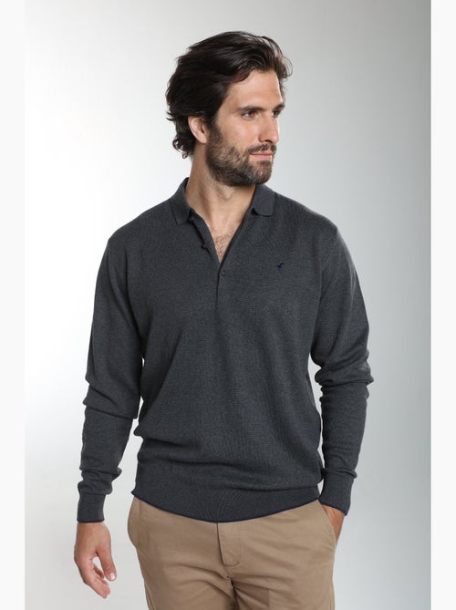 Gentleman farmer - pull col polo en coton marvin - Kiabi Gentleman farmer - pull col polo en coton marvin - Kiabi