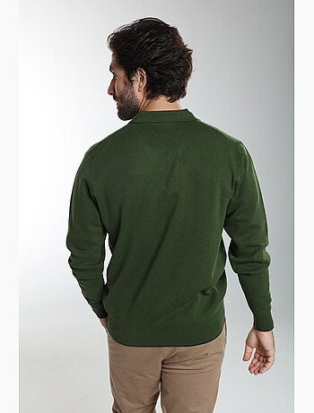 Gentleman farmer - pull col polo en coton marvin