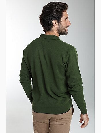 Gentleman farmer - pull col polo en coton marvin