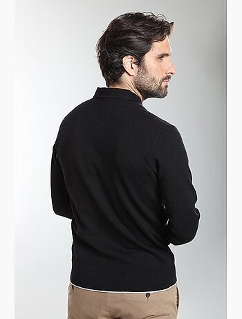 Gentleman farmer - pull col polo en coton marvin